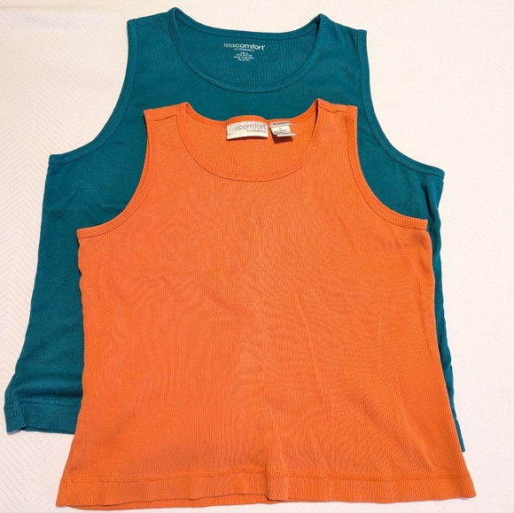 7 Colorful Tank Tops Size XL - Picture 3 of 8